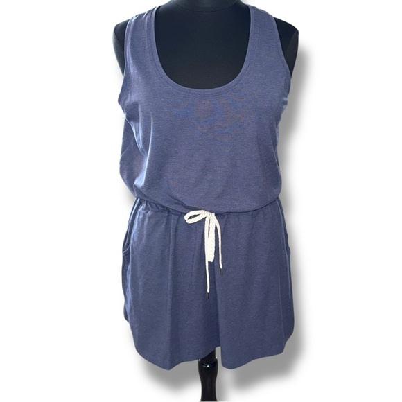 ZELLA Gwen Ponte Knit Tank Dress - Navy Nightfall XXL - Picture 3 of 13